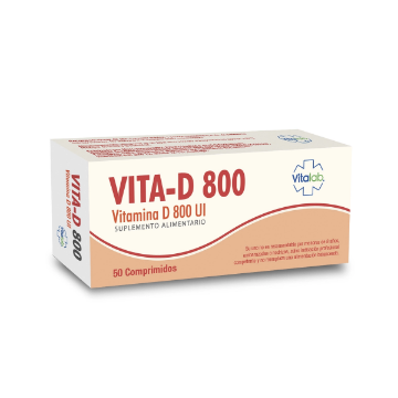 Product image of VITA-D 800 U.I. 50 COMPRIMIDOS [VITALAB] (VITAMINA-D)