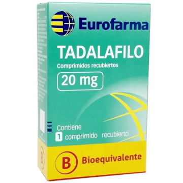 Product image of Tadalafilo 20 mg x 1 comprimido