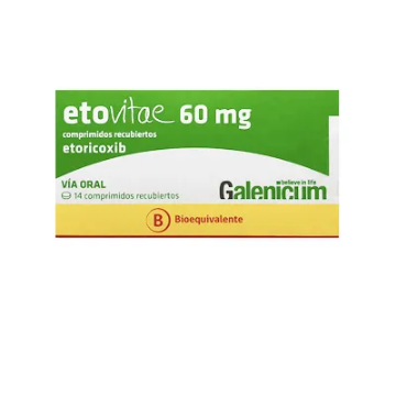 Product image of Etovitae 60 mg x 14 comprimidos recubiertos