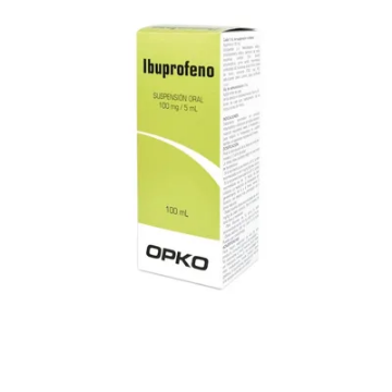 Product image of Ibuprofeno 100 mg / 5ml suspensión oral x 100 ml