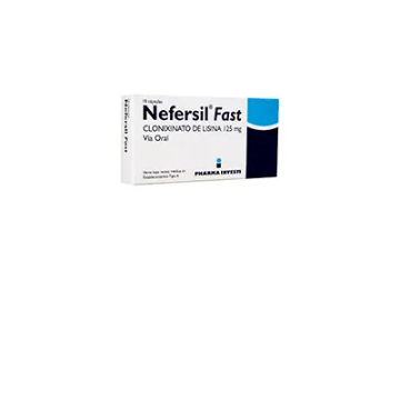 Product image of Nefersil fast 125 mg x 10 cápsulas