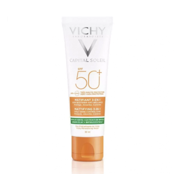 Product image of VICHY CAPITAL SOLEIL SPF50+ MATIFICANTE 3EN1 PROTECCION-ANTIBRILLO- 50ML