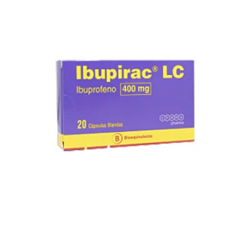 Product image of Ibupirac LC 400 mg x 20 cápsulas blandas