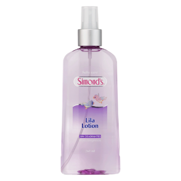 Product image of SIMONDS BABY CARE LILA LOTION S/COLORANTE HIPOALERGENICA COLONIA 260 ML