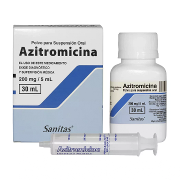 Product image of Azitromicina 200 mg / 5 ml polvo suspensión oral x 30 ml