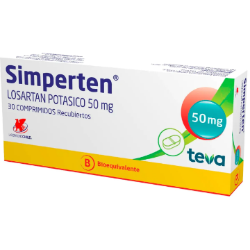 Product image of Simperten 50 mg x 30 comprimidos