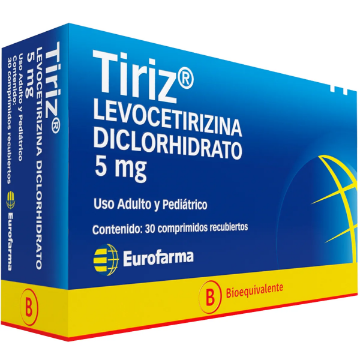 Product image of Tiriz 5 mg x 30 comprimidos