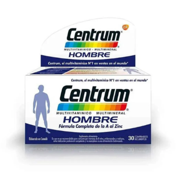 Product image of Centrum hombre x 30 comprimidos