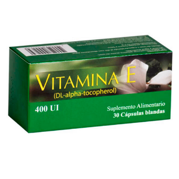 Product image of Vitamina E 400 mg x 30 cápsulas