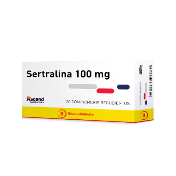 Product image of Sertralina 100 mg x 30 comprimidos