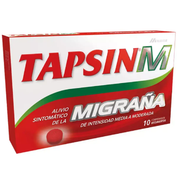 Product image of Tapsin Migraña x 10 comprimidos recubiertos