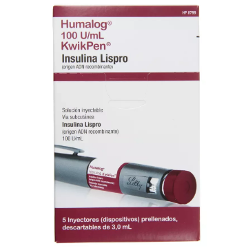 Product image of INSUL. HUMALOG KWIK PEN 5 DISPOSIT. 3ML