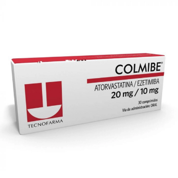 Product image of Colmibe 10 + 20 mg x 30 comprimidos recubiertos