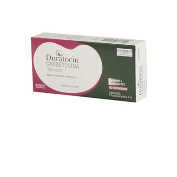 Product image of Duratocin 100 mcg / ml x 1 ml x 5 ampollas