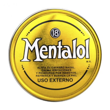 Product image of MENTALOL UNGUENTO 18 G. (ALCANFOR+MENTOL)