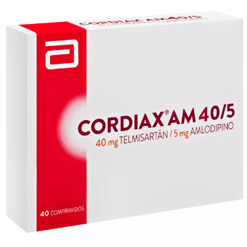 Product image of Cordiax AM 40 / 5 x 40 comprimidos