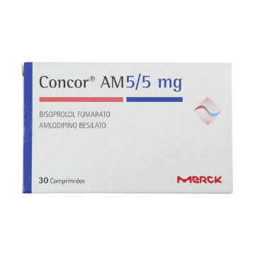 Product image of Concor AM 5 / 5 mg x 30 comprimidos recubiertos