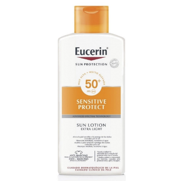 Product image of Eucerin sun body FPS50+ sensitive protect extra light protector solar x 400 ml