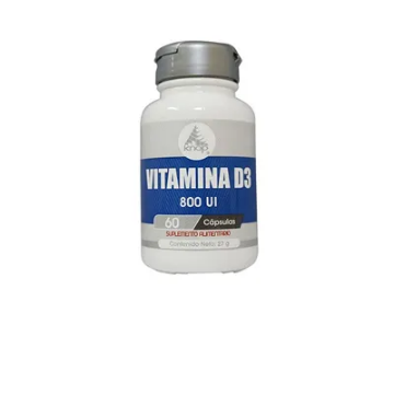 Product image of Vitamina D3 800 U.I x 60 cápsulas