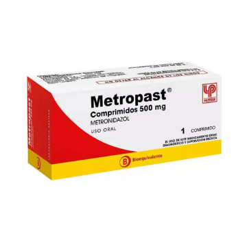 Product image of Metropast 500 mg x 1 comprimido