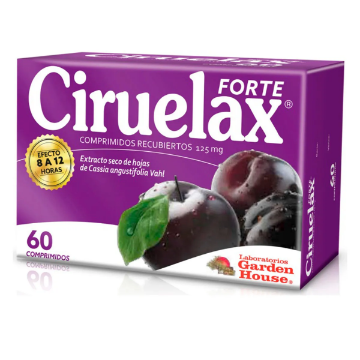 Product image of Ciruelax forte 125 mg x 60 comprimidos