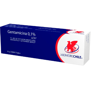 Product image of Gentamicina crema tópica 0,1 % x 10 g