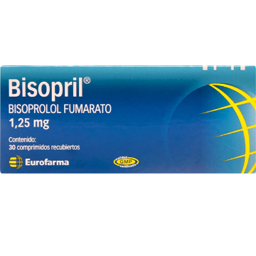 Product image of Bisopril 1,25 mg x 30 comprimidos recubiertos