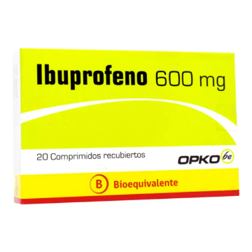 Product image of IBUPROFENO 600 MG X 20 COMP. REC