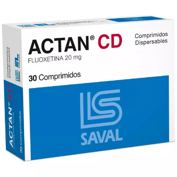 Product image of Actan CD 20 mg x 30 comprimidos dispersables