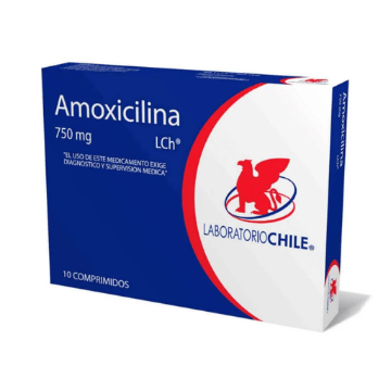 Product image of Amoxicilina 750 mg x 10 comprimidos