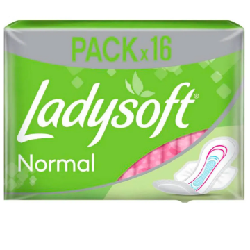 Product image of Ladysoft toalla higienica normal suave con alas x 16 unidades