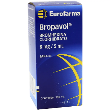 Product image of Bropavol 8 mg / 5 ml jarabe x 100 ml