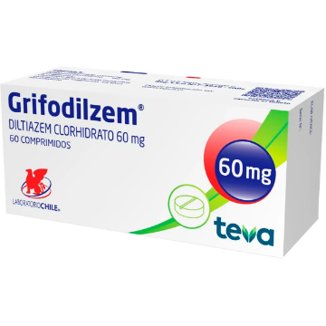 Product image of Grifodilzem 60 mg x 60 comprimidos