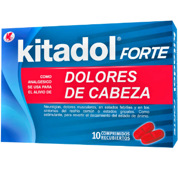 Product image of Kitadol Forte x 10 comprimidos recubiertos