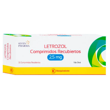 Product image of Letrozol 2,5 mg x 30 comprimidos recubiertos