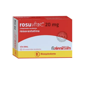 Product image of Rosuvitae 20 mg x 28 comprimidos recubiertos