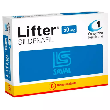 Product image of LIFTER 50 MG 1 COMPRIMIDO RECUBIERTO [BE] (SILDENAFIL)