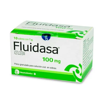 Product image of Fluidasa 100 mg x 10 sobres