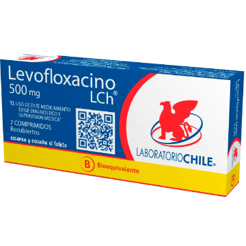 Product image of Levofloxacino 500 mg x 7 comprimidos recubiertos