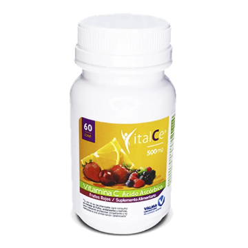 Product image of VITALCE 500 MG SABOR FRUTOS ROJOS 60 COMPRIMIDOS MASTICABLES (VITAMINA-C)