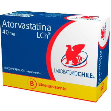 Product image of Atorvastatina 40 mg x 30 comprimidos