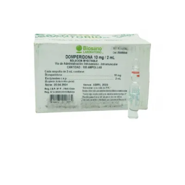 Product image of Domperidona 10 mg / 2 ml x 100 ampollas