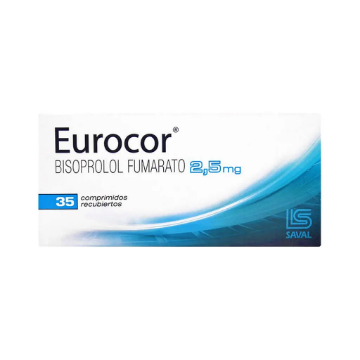 Product image of Eurocor 2,5 mg x 35 comprimidos recubiertos