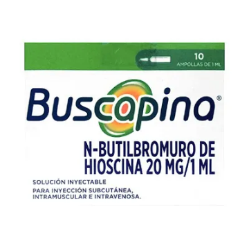 Product image of Buscapina 20 mg / 1 ml x 10 ampollas