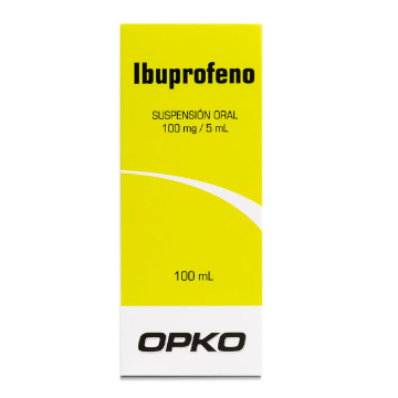 Product image of Ibuprofeno suspensión oral 100 mg / 5 ml x 100 ml