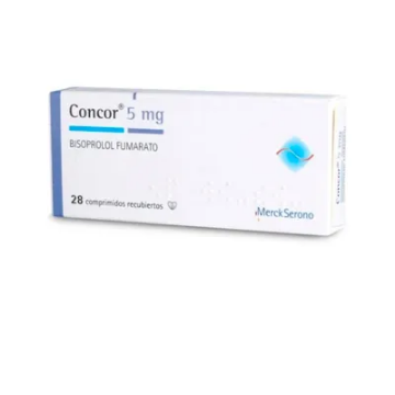 Product image of Concor 5 mg x 28 comprimidos recubiertos