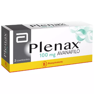 Product image of PLENAX 100 MG 2 COMPRIMIDOS [BE] (AVANAFILO)