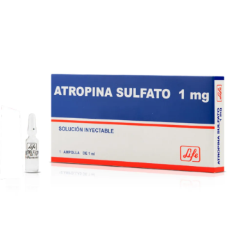 Product image of Atropina sulfato 1 mg / 1 ml flex x 1 ampolla