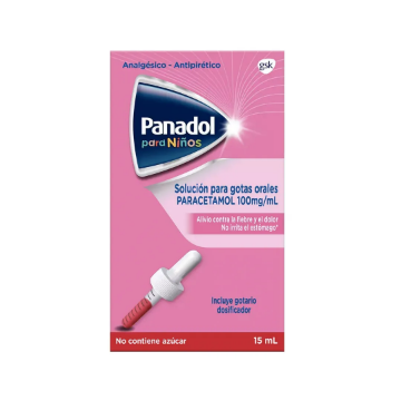 Product image of Panadol solución oral en gotas 100 mg / ml x 15 ml