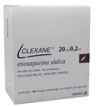 Product image of Clexane 20 mg / 0,2 ml x 10 jeringas